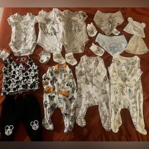 Disney Newborn Baby Boys’ Clothing Lot